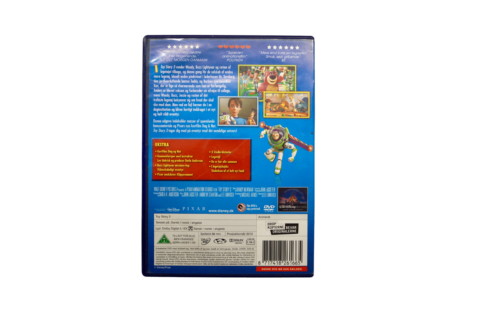Disney Pixar Toy Story 3 – DVD (Brugt)