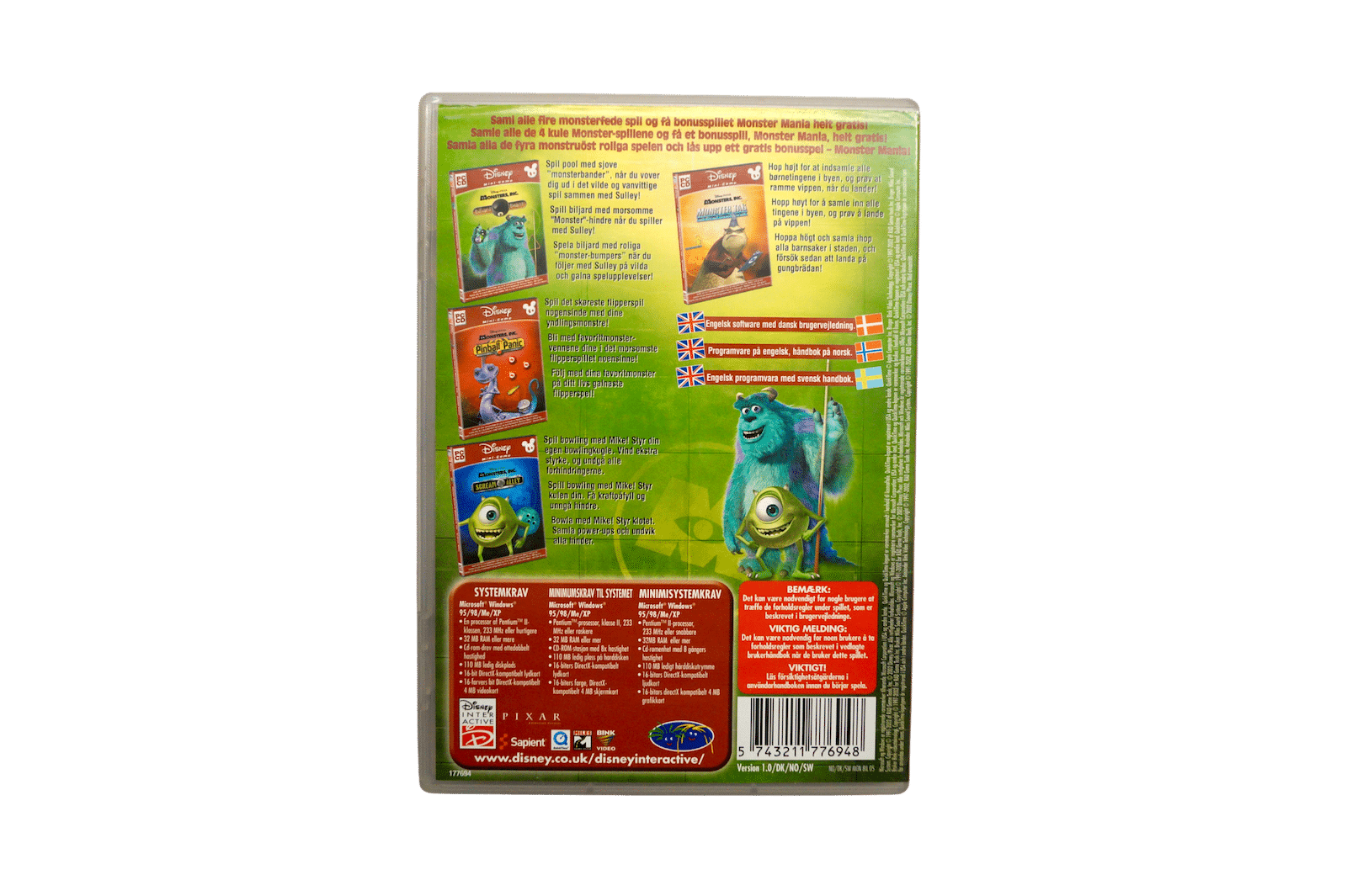 Disney Pixar Monsters, Inc. - Billiard Beast - PC (Brugt)