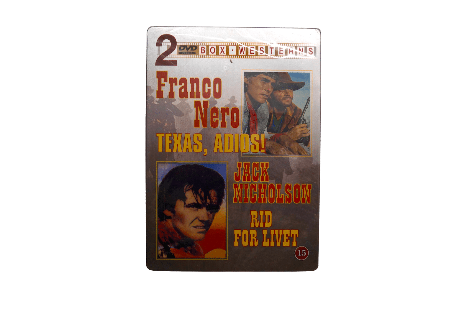 Franco Nero: Texas, Adios! / Jack Nicholson: Rid for livet – 2 Box Westerns Steelbook - DVD (Ny)