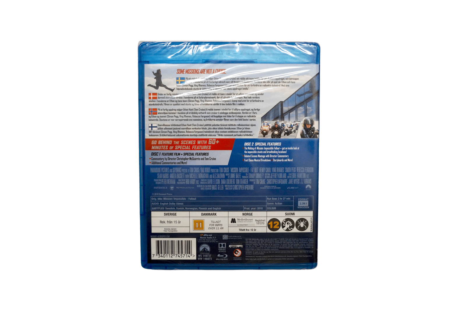 Mission: Impossible - Fallout - Blu-ray (Ny)