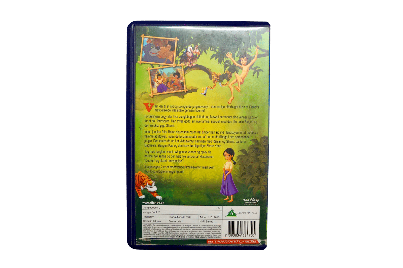 Walt Disney – Junglebogen 2 – VHS (Brugt)