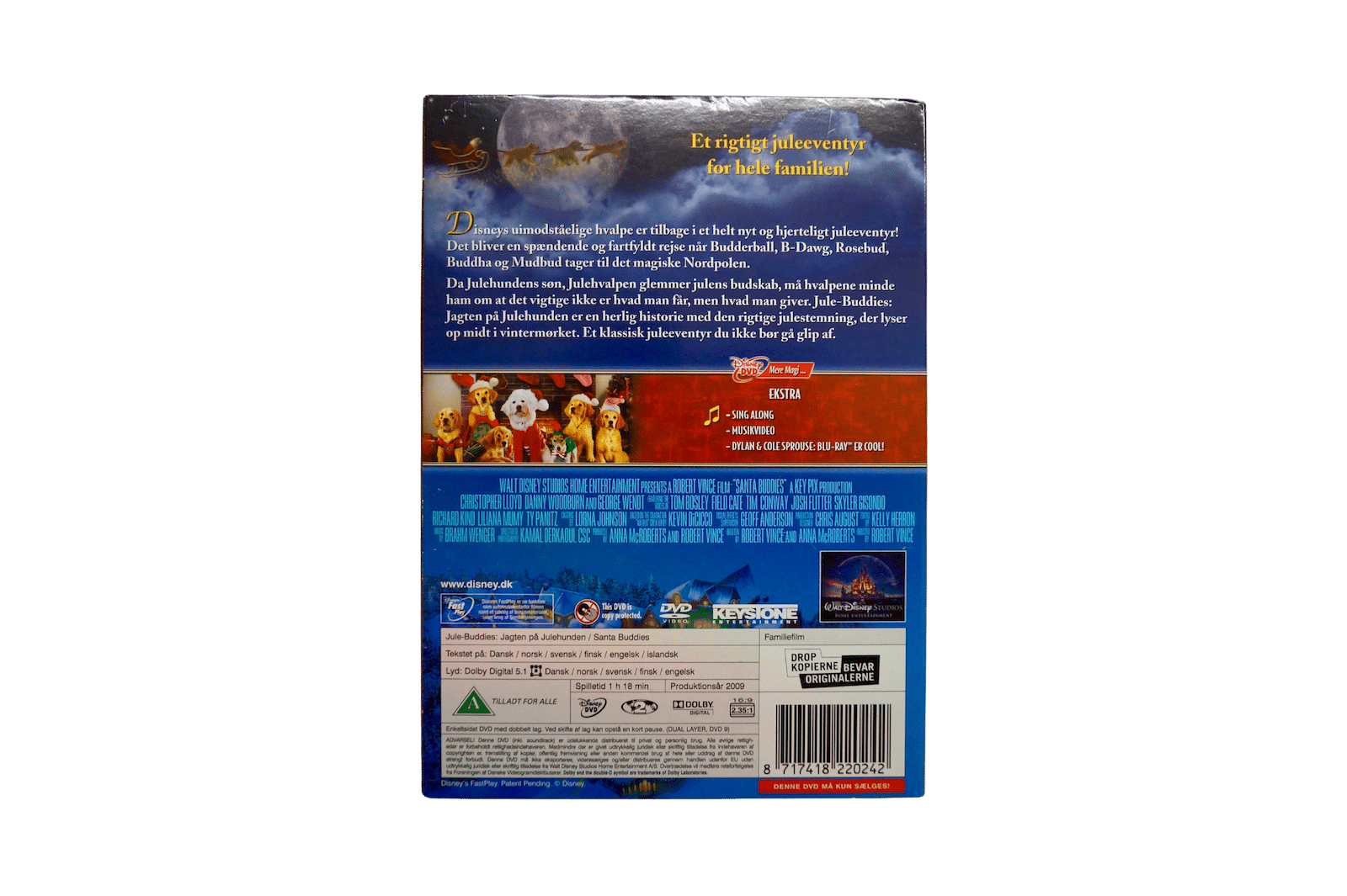 Walt Disney Jule-Buddies: Jagten på Julehunden - DVD (Brugt)