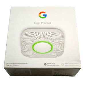 Google Nest Protect - 230V Røgalarm (Ny - Åbnet emballage)