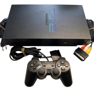Sony PlayStation 2 Fat SCPH-39004 med Controller og Kabler (Brugt)