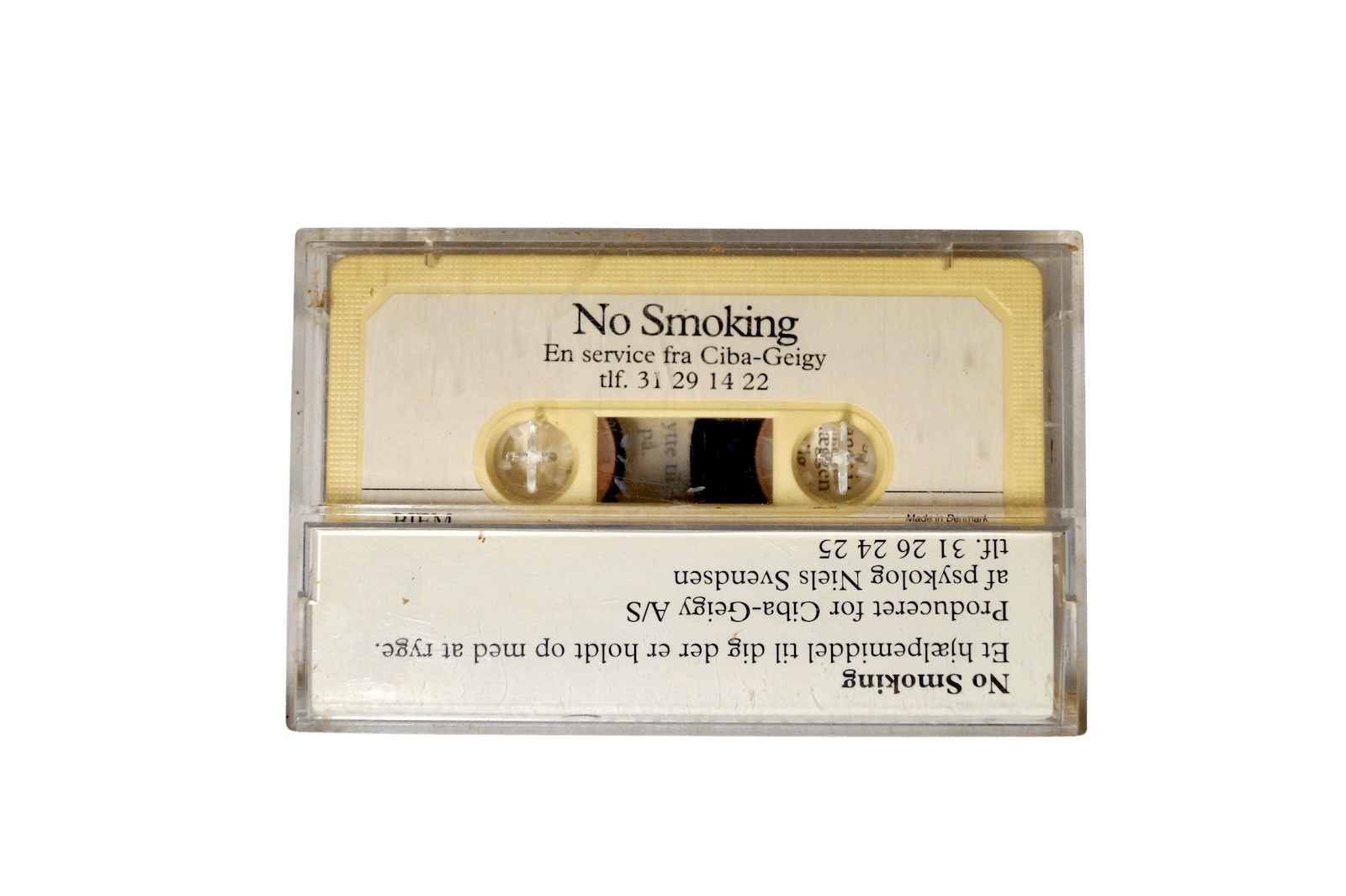 No Smoking – Et hjælpemiddel til dig, der er holdt op med at ryge – Kassettebånd (Brugt)