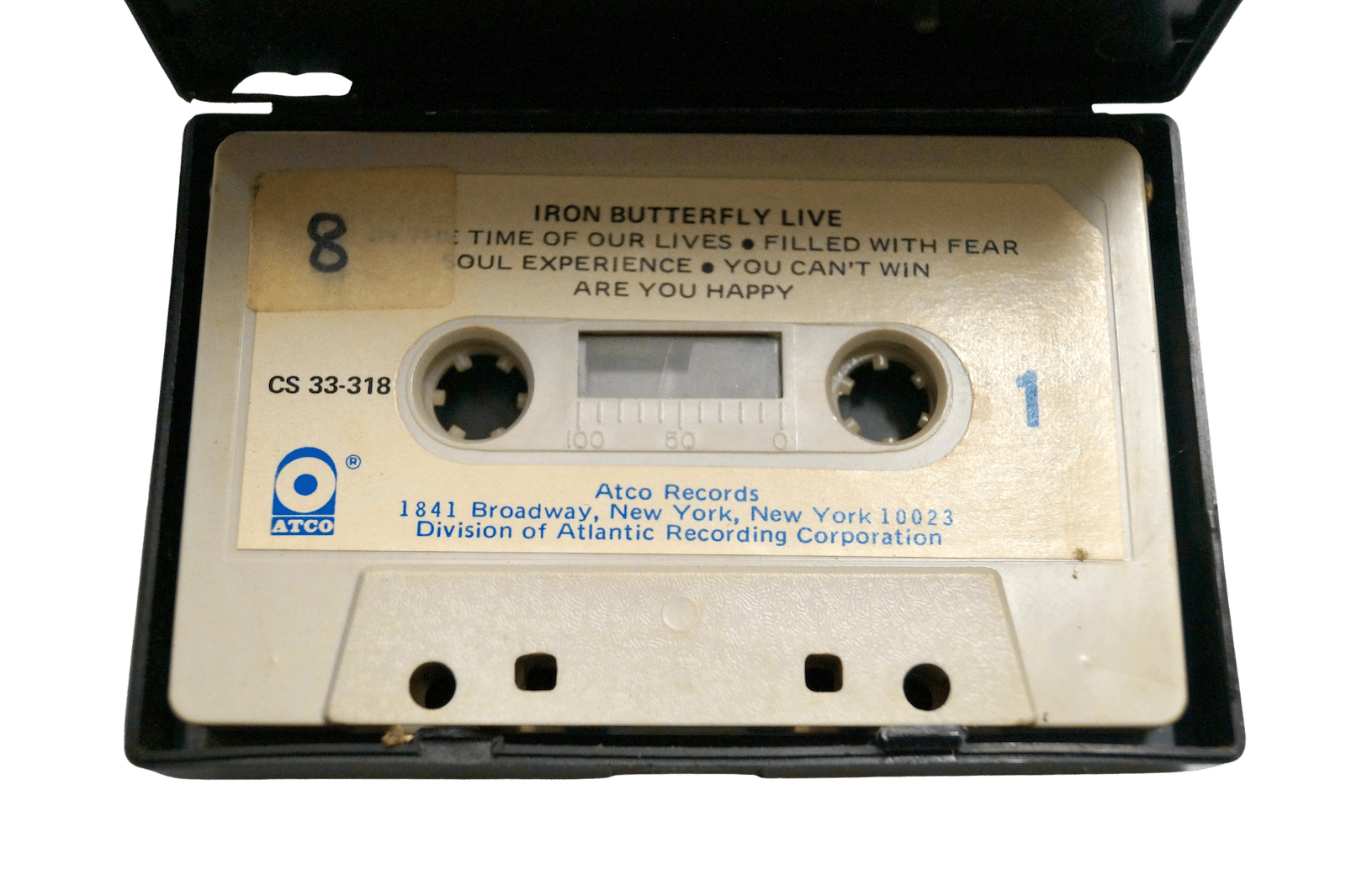Iron Butterfly – Live – Kassettebånd (Brugt)