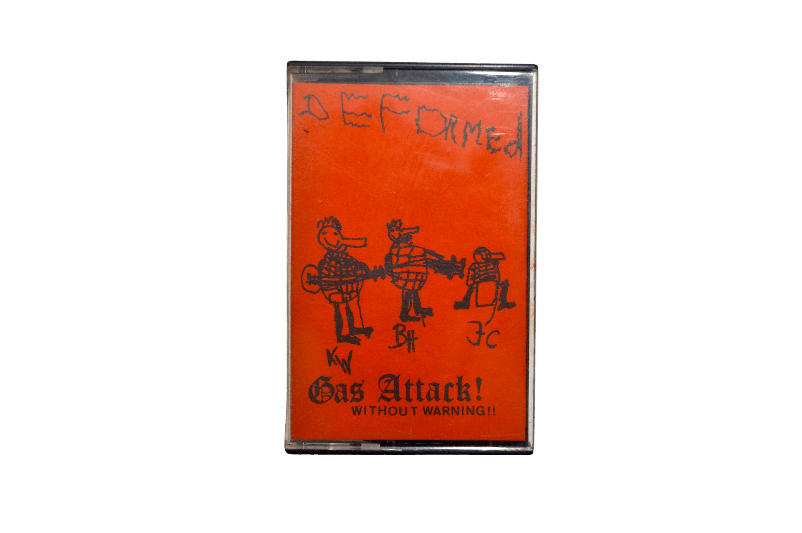 Deformed! – Gas Attack! Without Warning!! – Kassettebånd (Brugt)