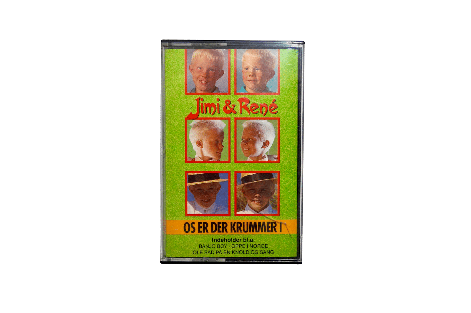 Jimi & Rene – Os der krummer i – Kassettebånd (Brugt)