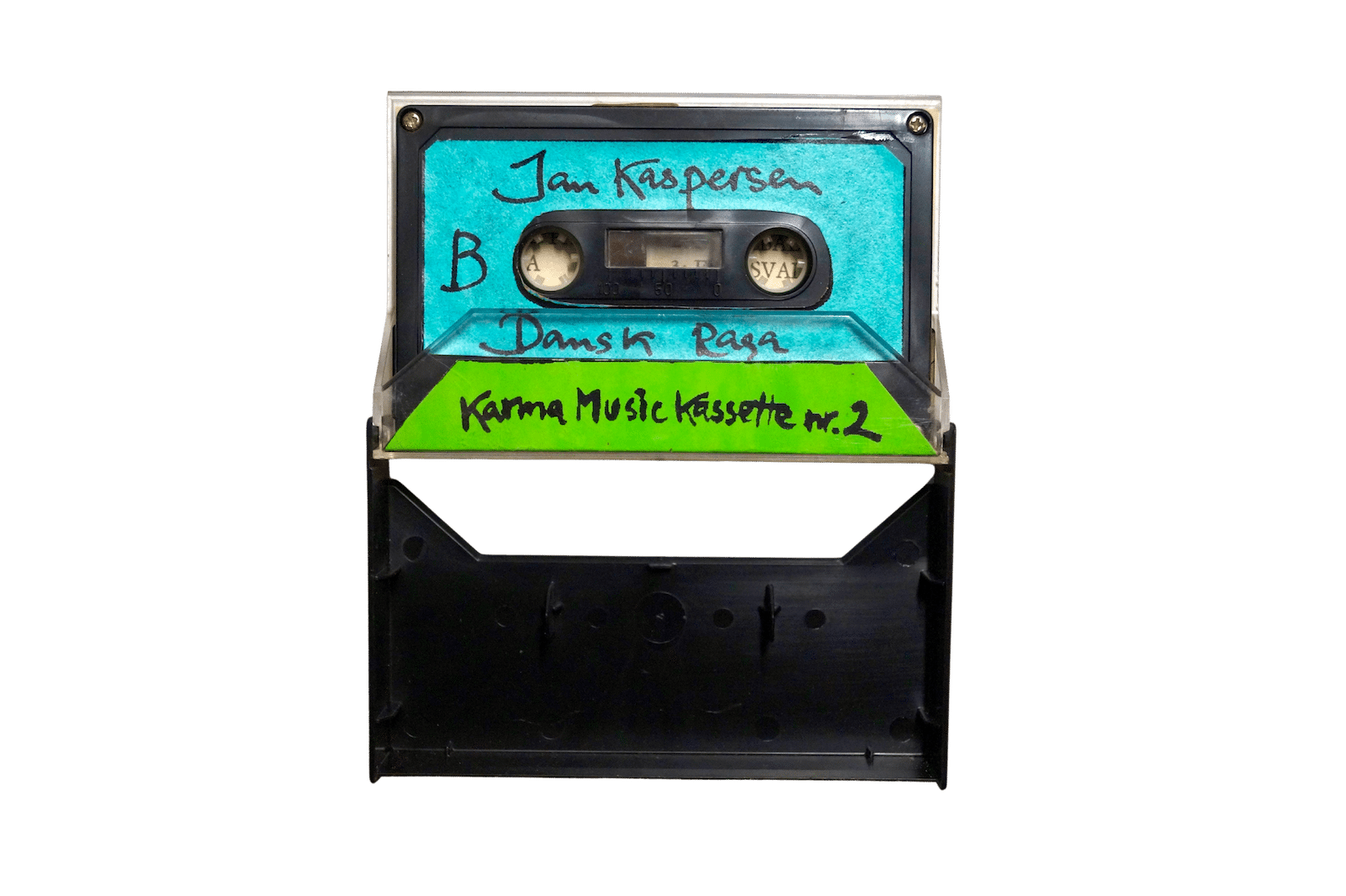 Jan Kaspersen – Dansk Raga – Karma Music Kassette nr. 2 – Kassettebånd (Brugt)