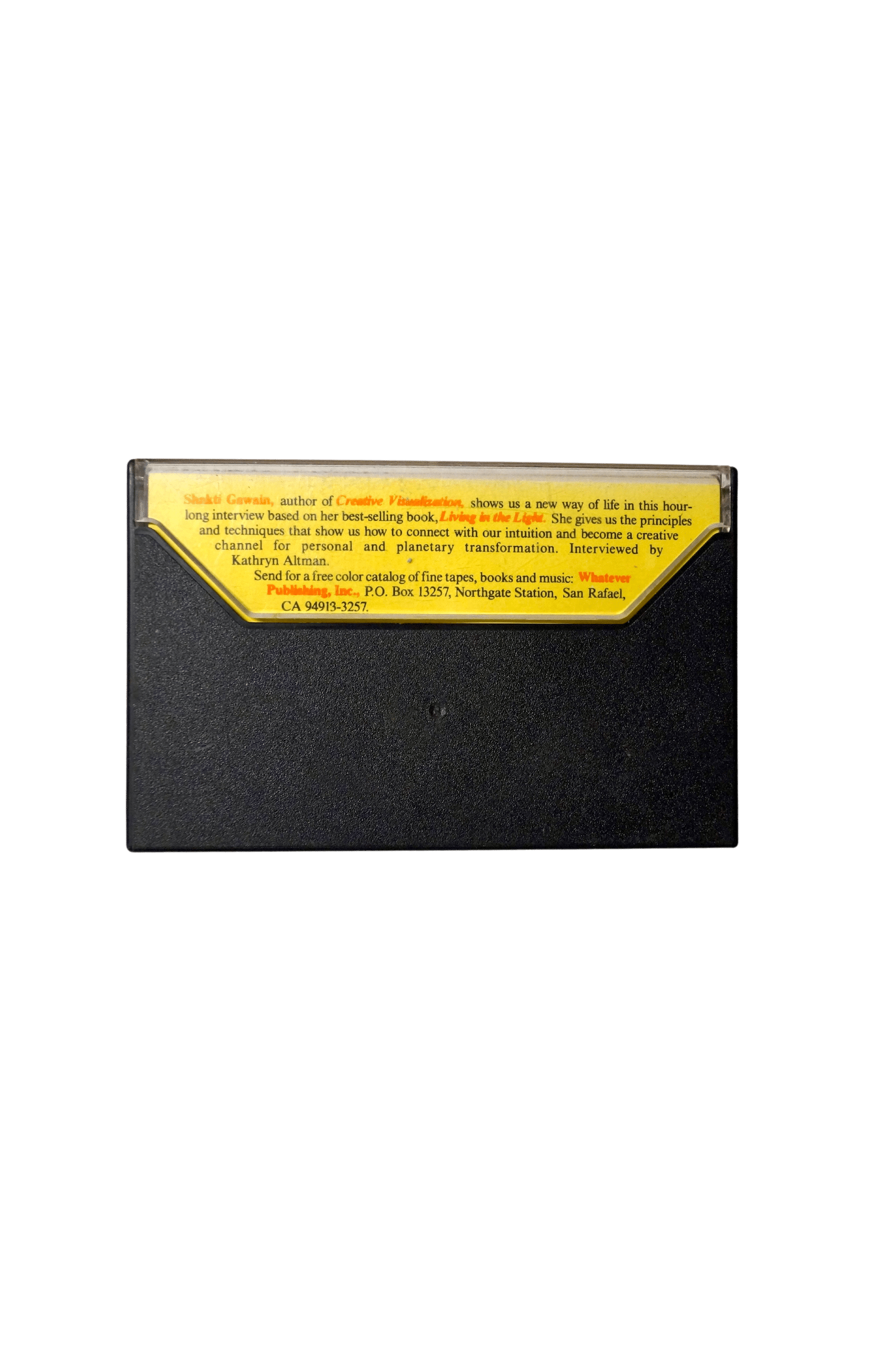Shakti Gawain – Living in the Light – Cassette Series Tape One – Kassettebånd (Brugt)