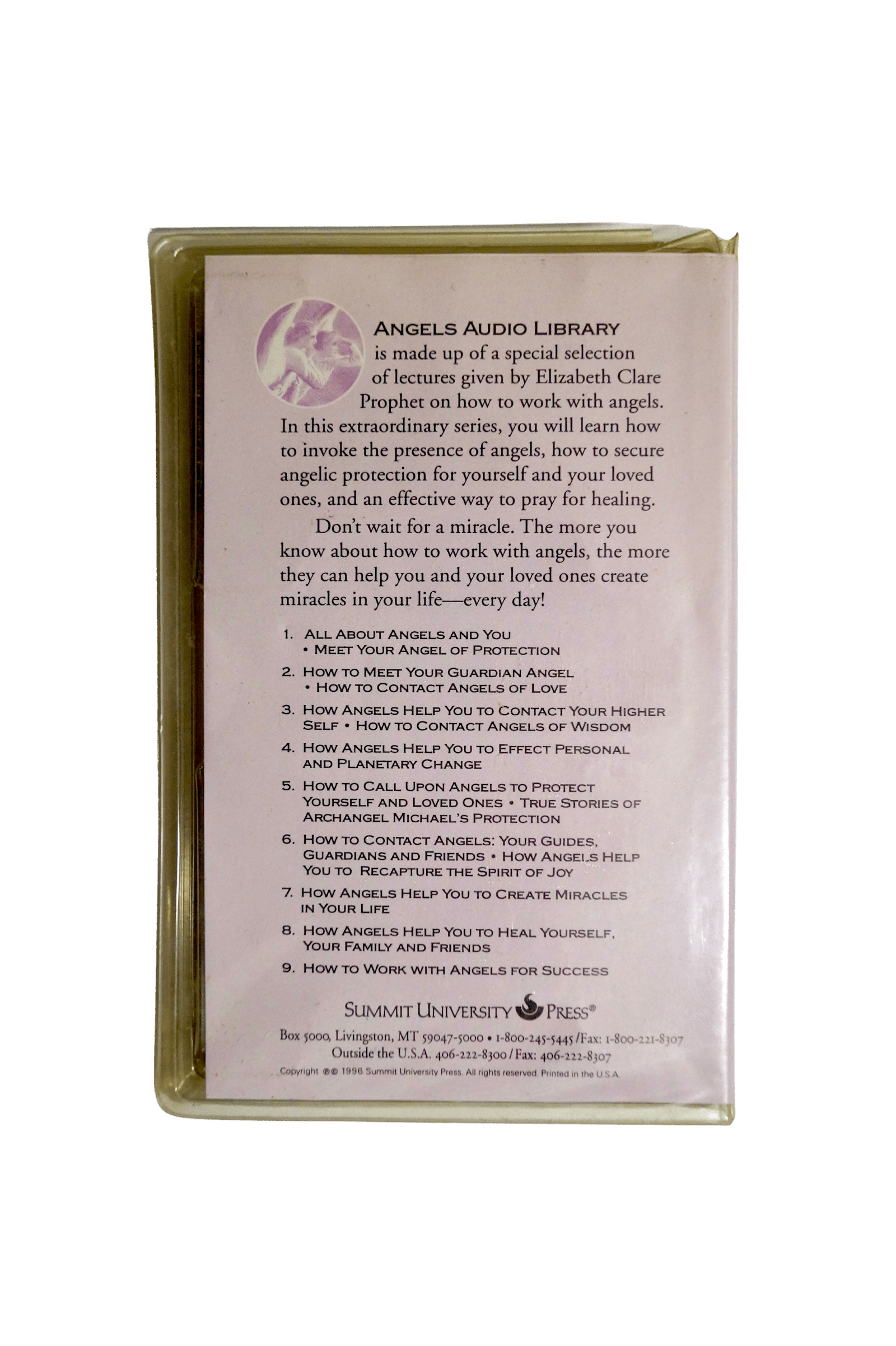 Elizabeth Clare Prophet - How Angels Help You to Effect Personal and Planetary Change - Kasettebånd (Brugt)