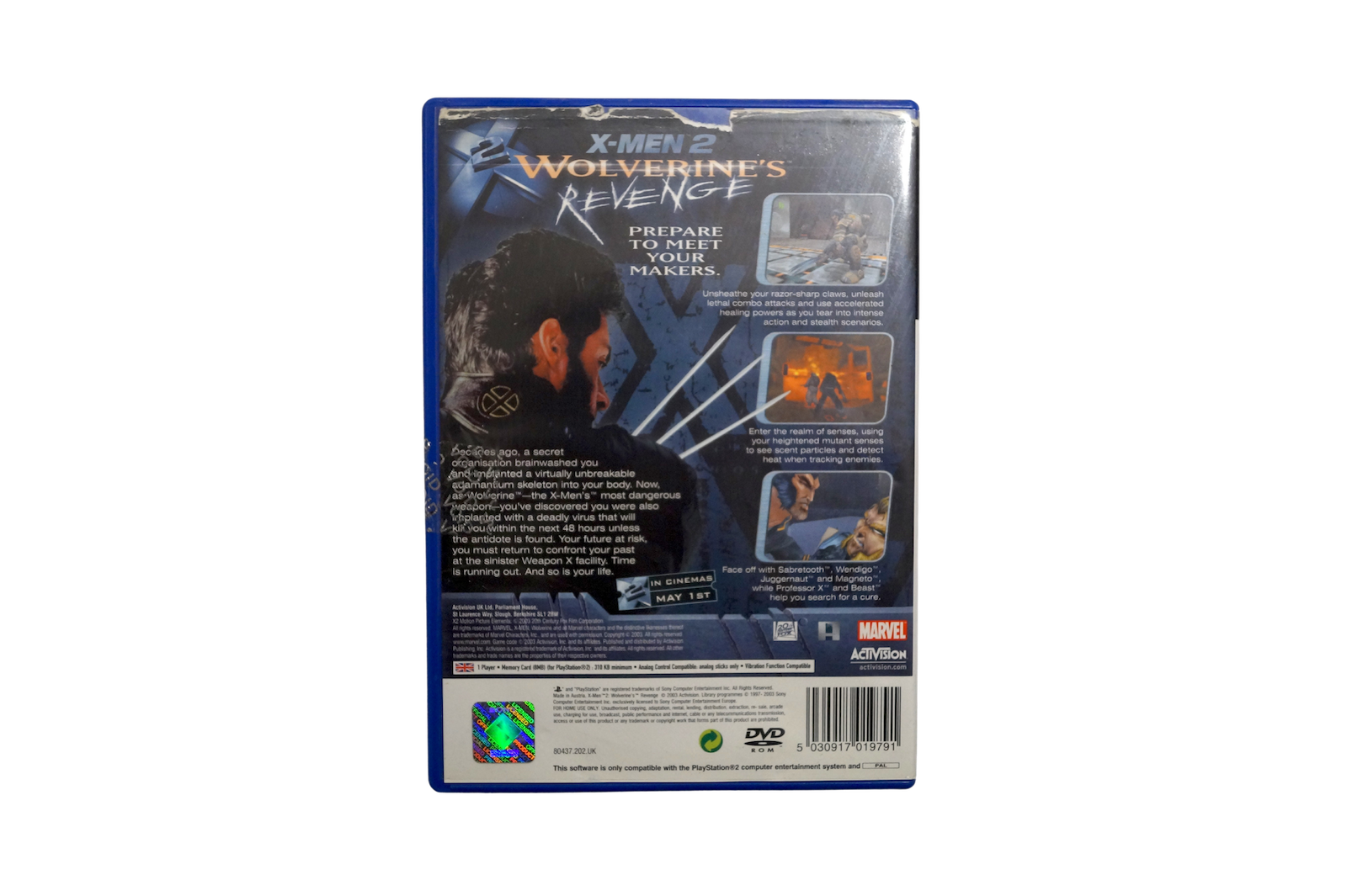 X-Men 2: Wolverine's Revenge – PS2 (Brugt)