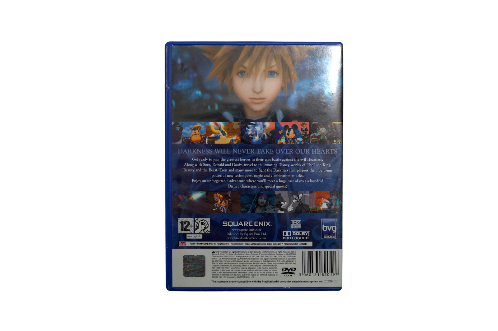 Kingdom Hearts II – Holographic Cover – PS2 (Brugt)