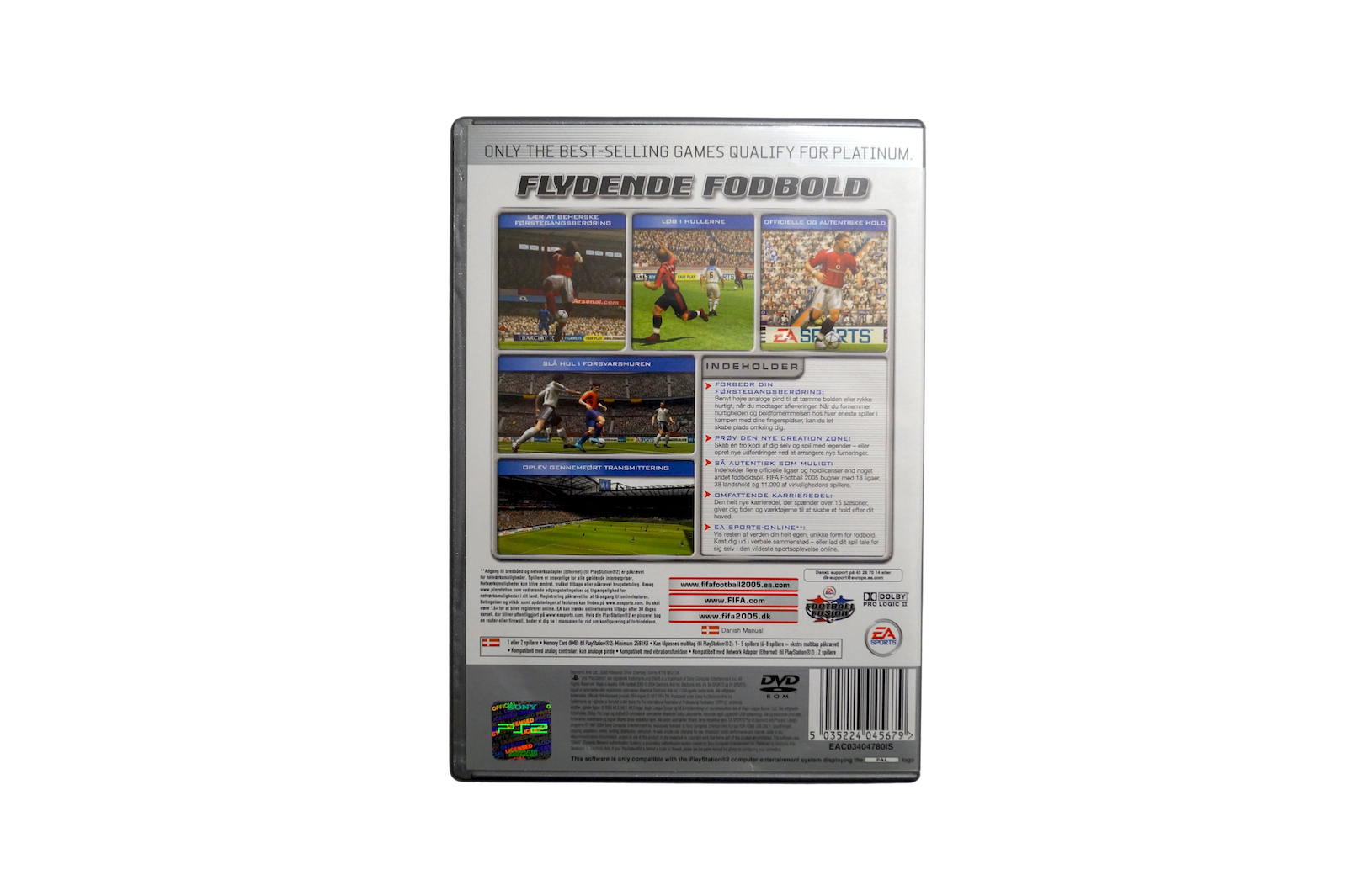FIFA Football 2005 – Platinum - PS2 (Brugt)