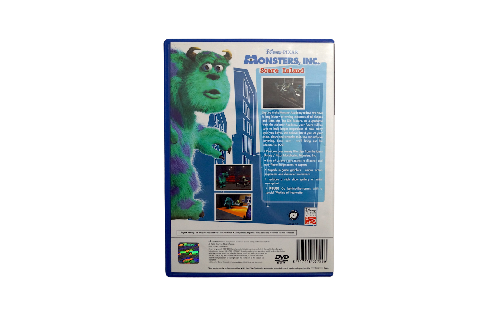 Disney Pixar Monsters, Inc.: Scare Island – PS2 (Brugt)