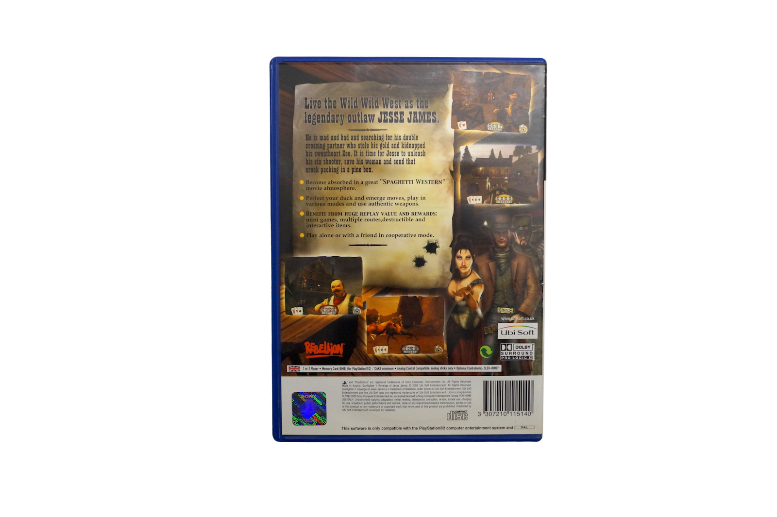 Gunfighter II: Revenge of Jesse James – PS2 (Brugt)