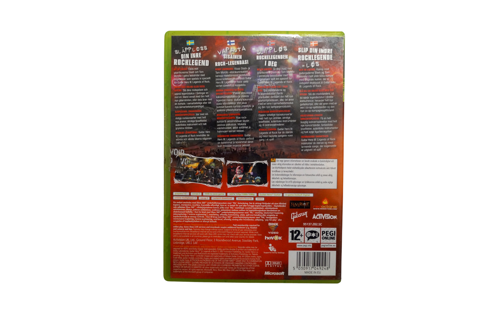 Guitar Hero III: Legends of Rock – Xbox 360 (Brugt)
