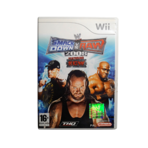 WWE SmackDown vs. Raw 2008 Featuring ECW – Nintendo Wii (Brugt) – Front cover
