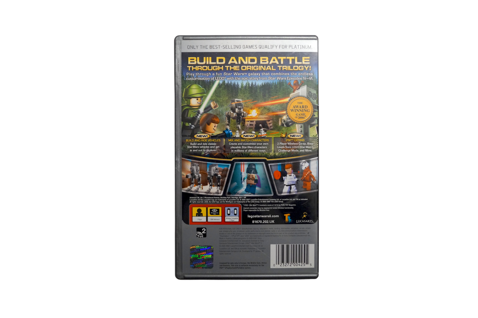 LEGO Star Wars II: The Original Trilogy – Platinum - PSP (Brugt)