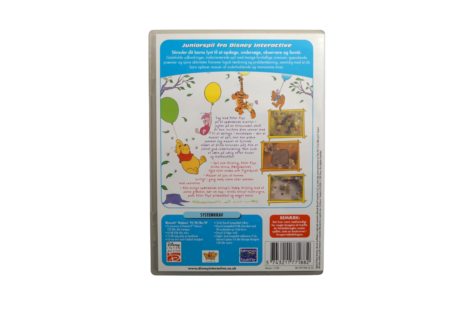 Disney Classics: Peter Plys – Spil-og-leg-sted – PC (Brugt)