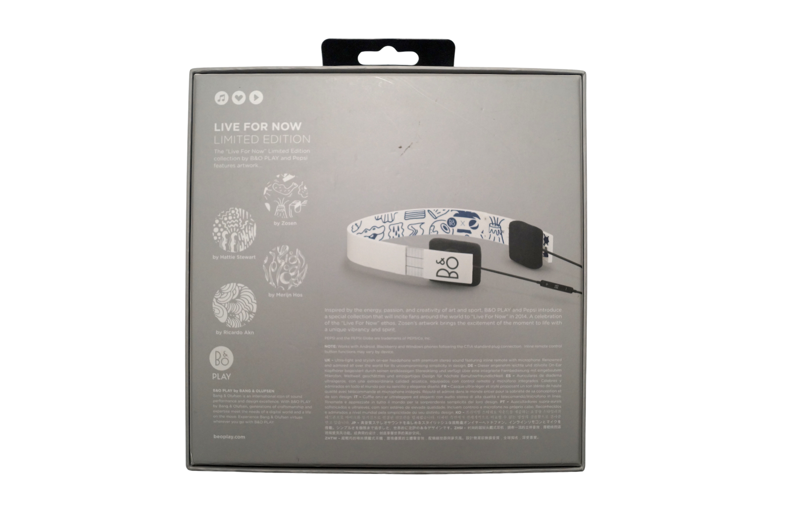B&O PLAY Form 2i x Pepsi “Live for Now” – Zosen Limited Edition (Ny i åben emballage)