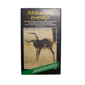Afrikanske Eventyr – Jæger:Video – VHS (Brugt) – Alle varer – Front cover