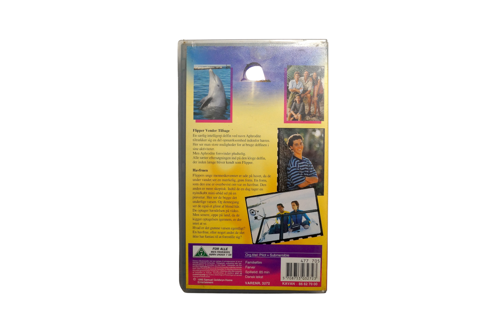 Flipper vender tilbage til havfruen – VHS (Brugt)