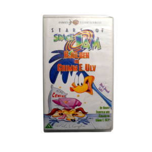 Stars of Space Jam: Hjulben og Grimm E. Ulv – VHS (Brugt)