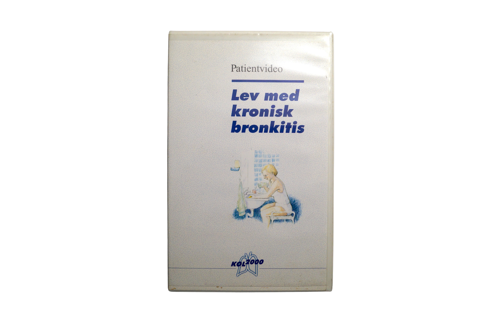 Lev med kronisk bronkitis – KOL2000 Patientvideo – VHS (Brugt)