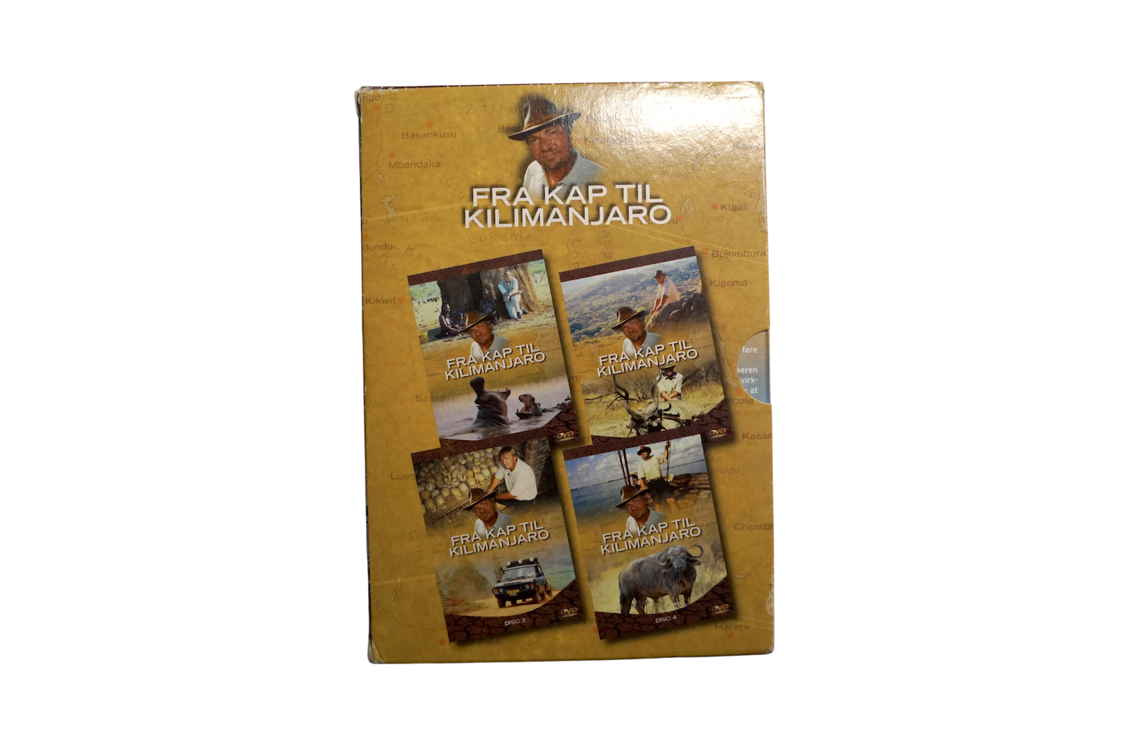 Fra Kap til Kilimanjaro – 4 Disc – DVD Boks (Ny) – Alle varer – Front cover