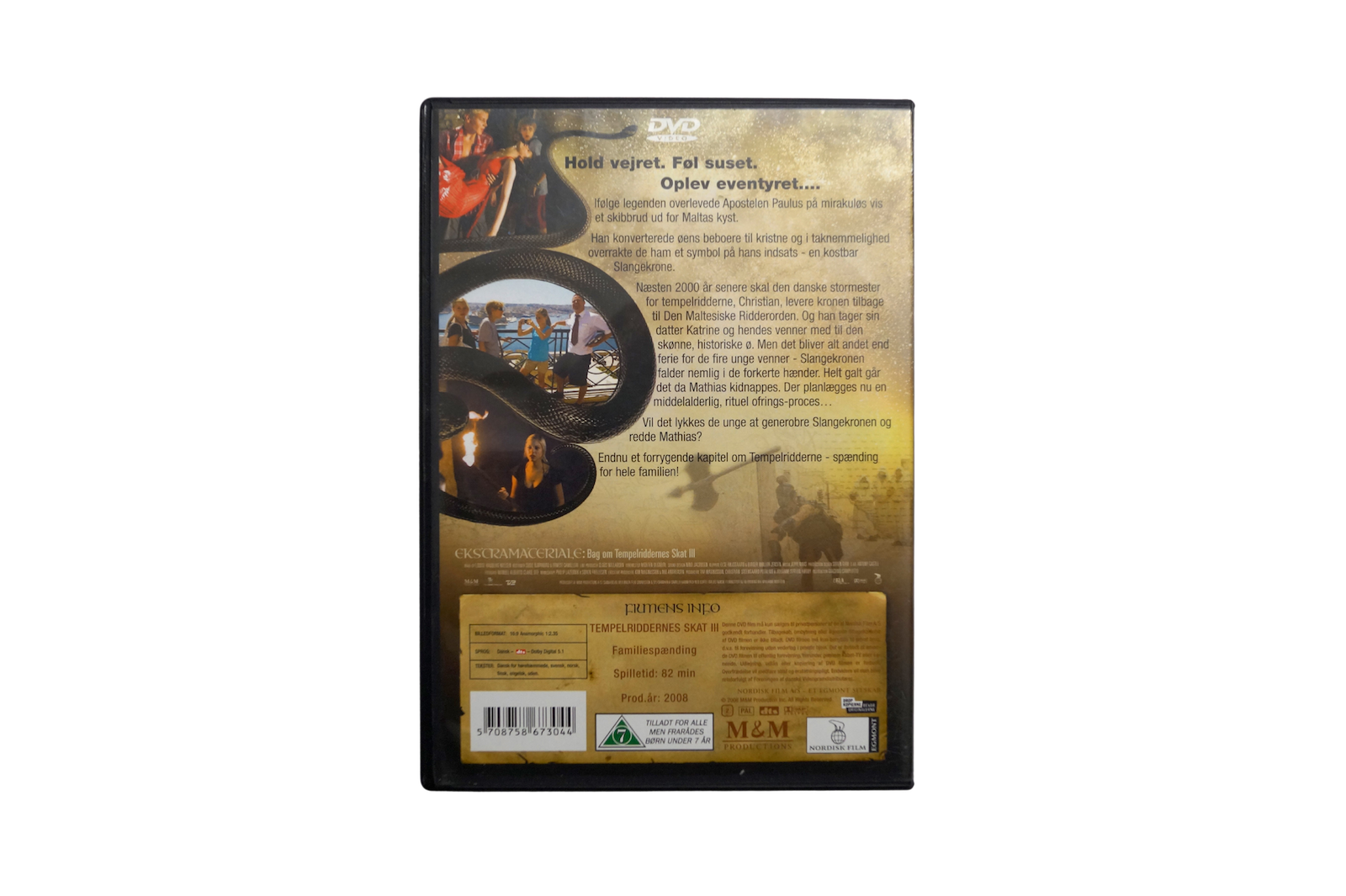 Tempelriddernes Skat III – DVD (Brugt)