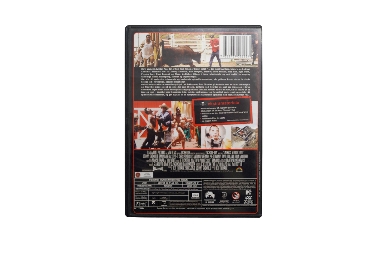Jackass Number Two: The Movie – Uncut – DVD (Brugt)