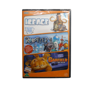 Ice Age / Robotter / Garfield: The Movie – 3 Disc – DVD (Ny) – Alle varer – Front cover