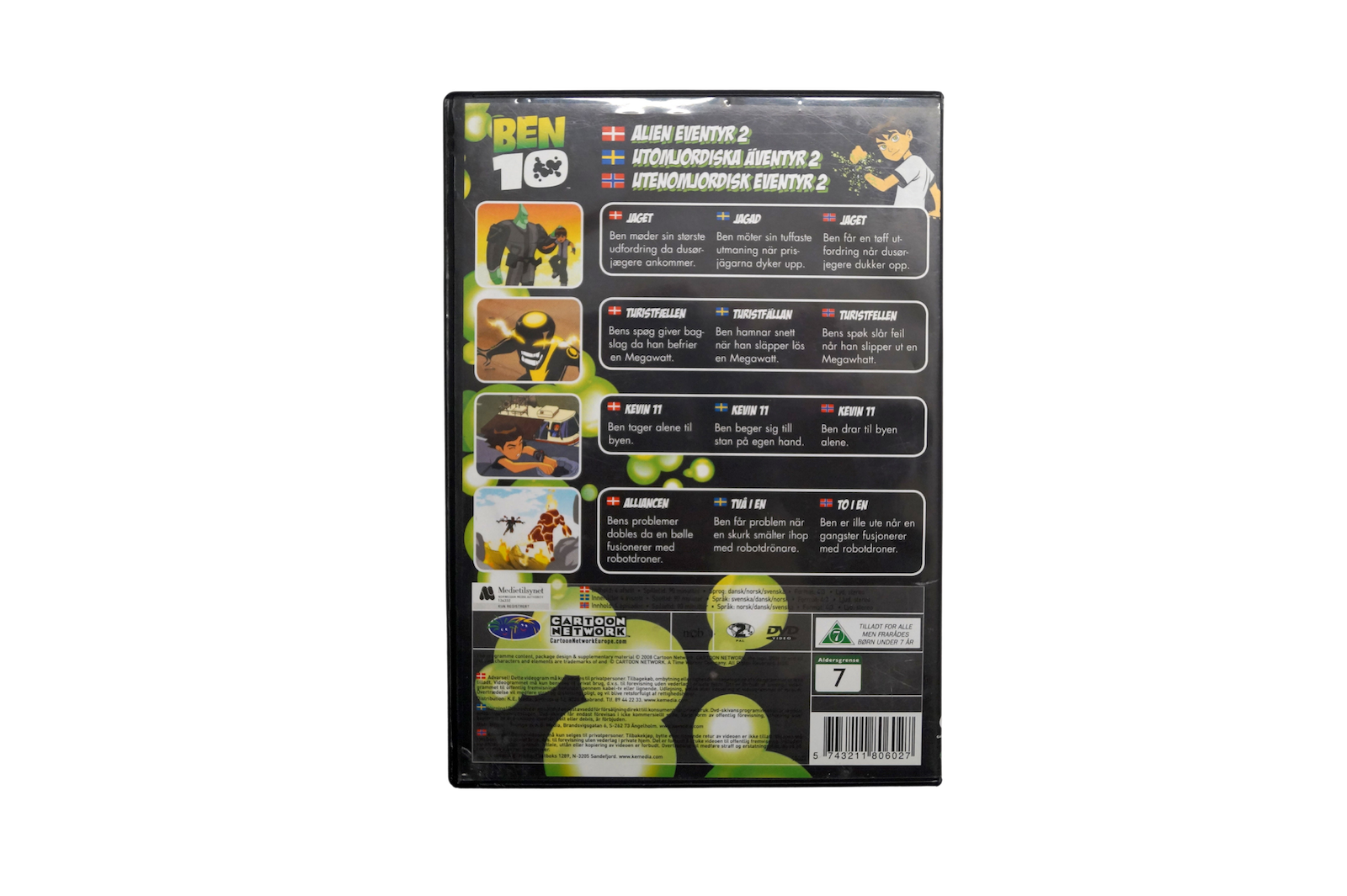Ben 10 – Alien Eventyr 2 – DVD (Brugt)