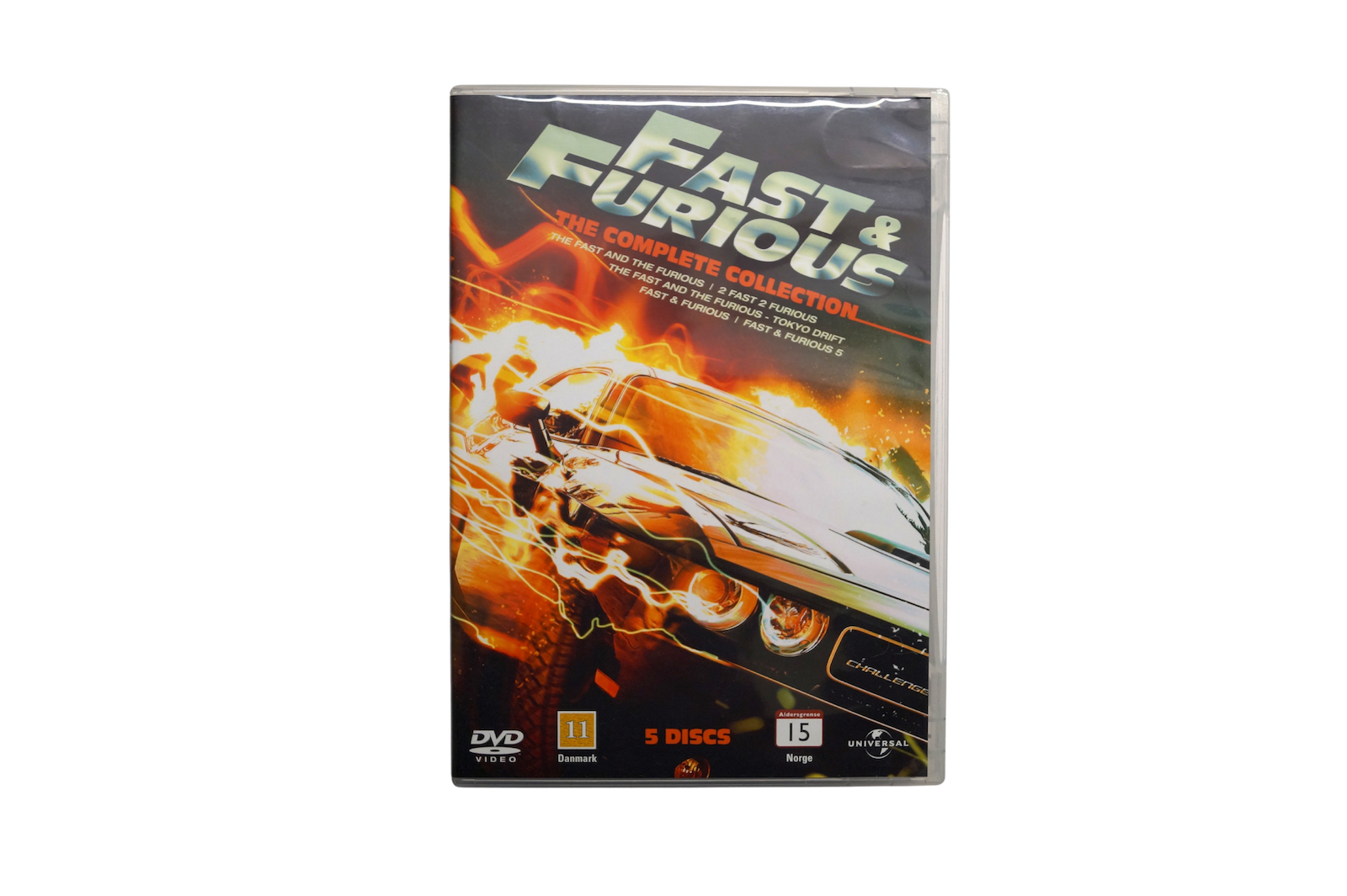 Fast & Furious – The Complete Collection – 5 Disc – DVD (Brugt)