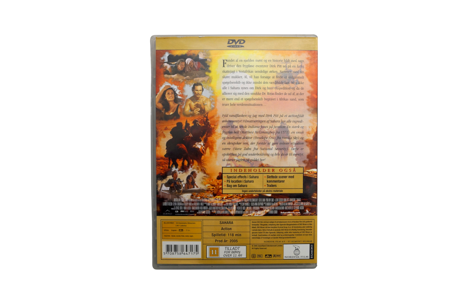 Sahara - DVD (Brugt)