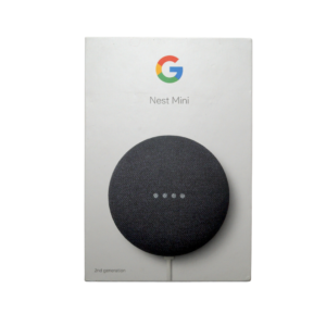 Google Nest Mini (2. generation) – Charcoal – Original emballage (Brugt) – Alle varer – Front cover