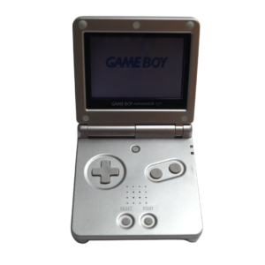Nintendo Game Boy Advance SP – Silver – AGS-001 – Nyt batteri (Brugt) – Alle varer – Front cover