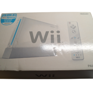 Nintendo Wii Konsol Hvid – Komplet med Wii Remote & Nunchuk i Original Emballage (Brugt)