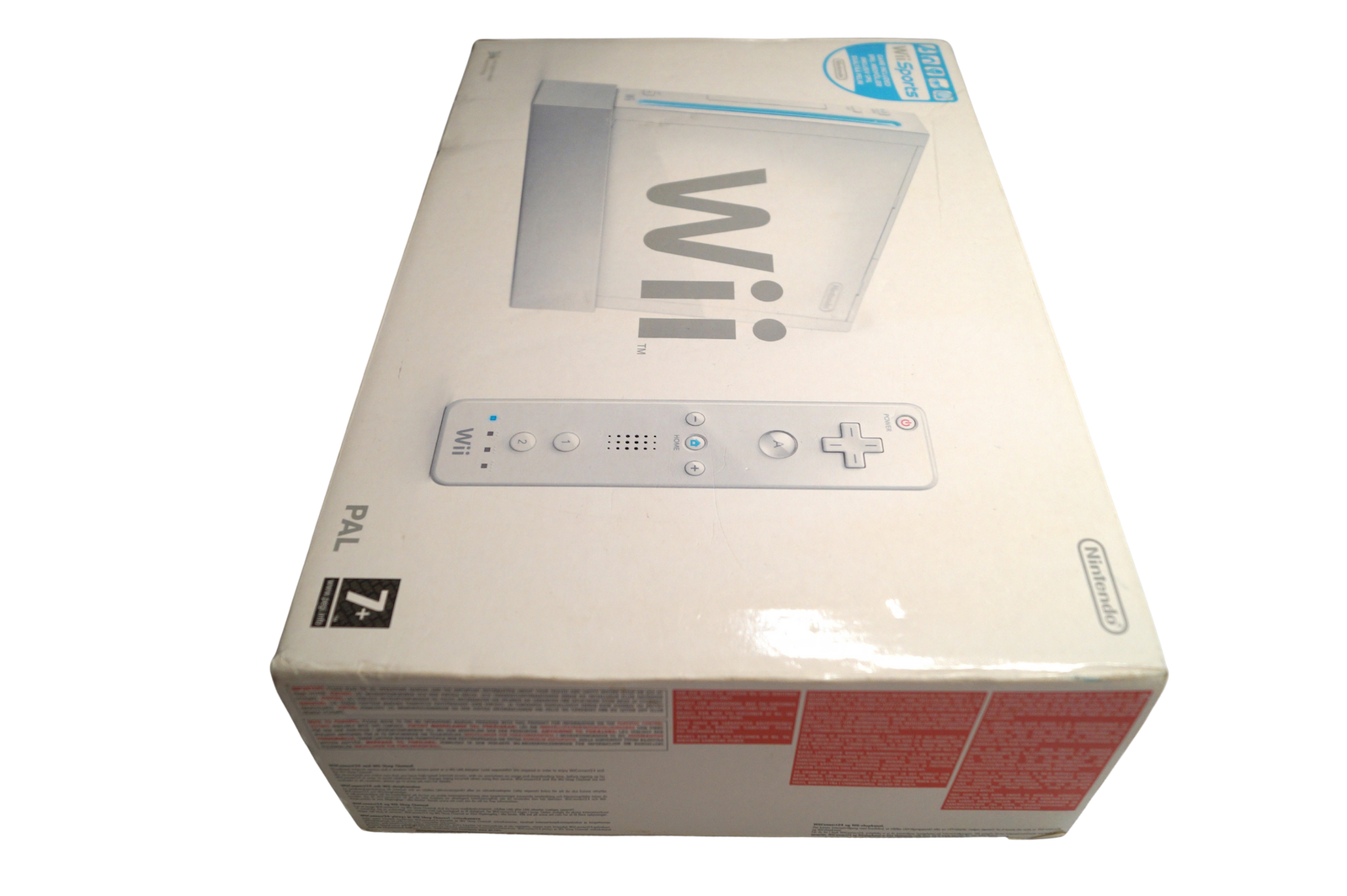 Nintendo Wii Konsol Hvid – Komplet med Wii Remote & Nunchuk i Original Emballage (Brugt)