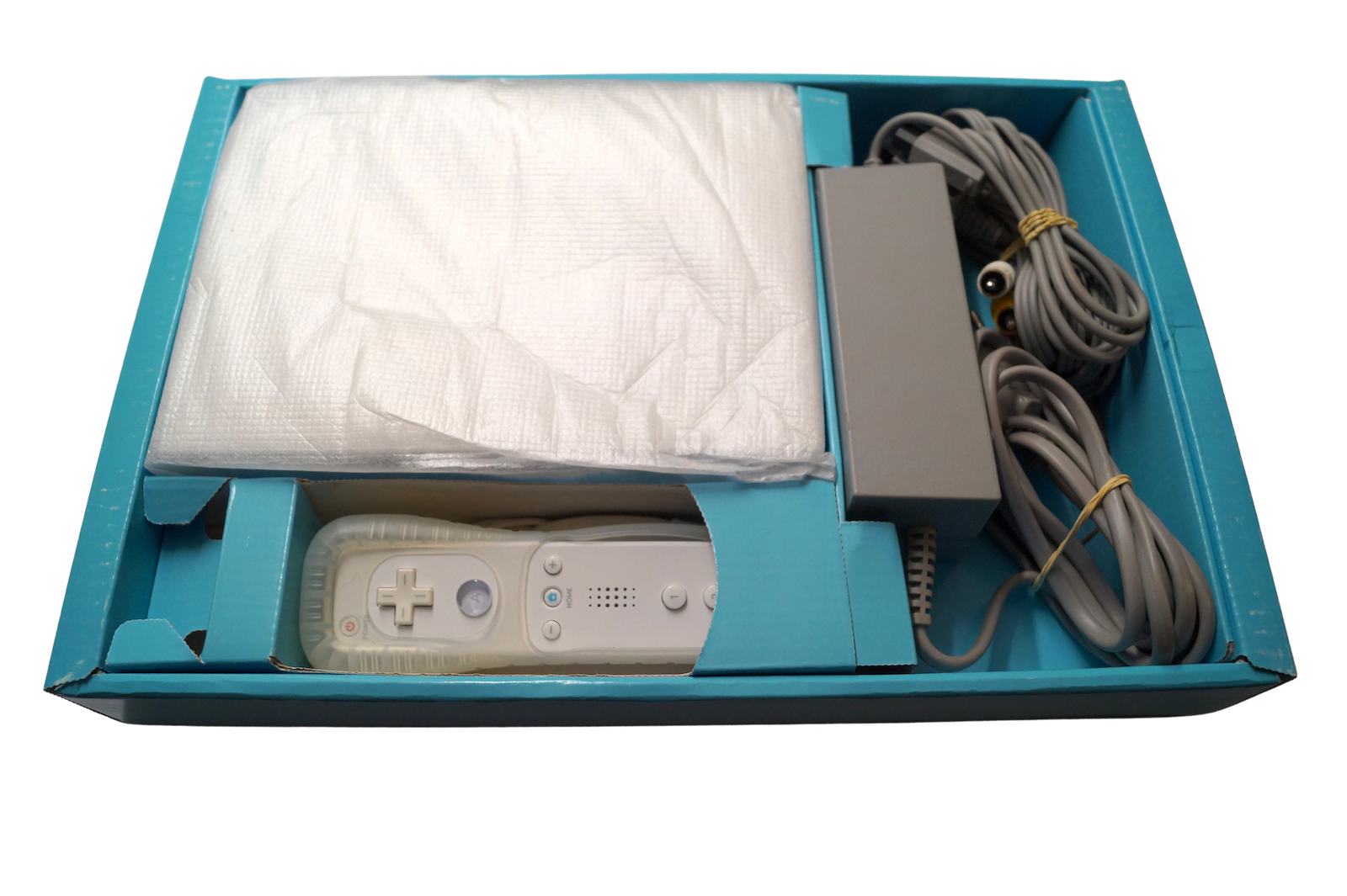 Nintendo Wii Konsol Hvid – Komplet med Wii Remote & Nunchuk i Original Emballage (Brugt)