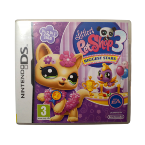 Littlest Pet Shop 3: Biggest Stars – Purple Team – Nintendo DS (Brugt) – Front cover