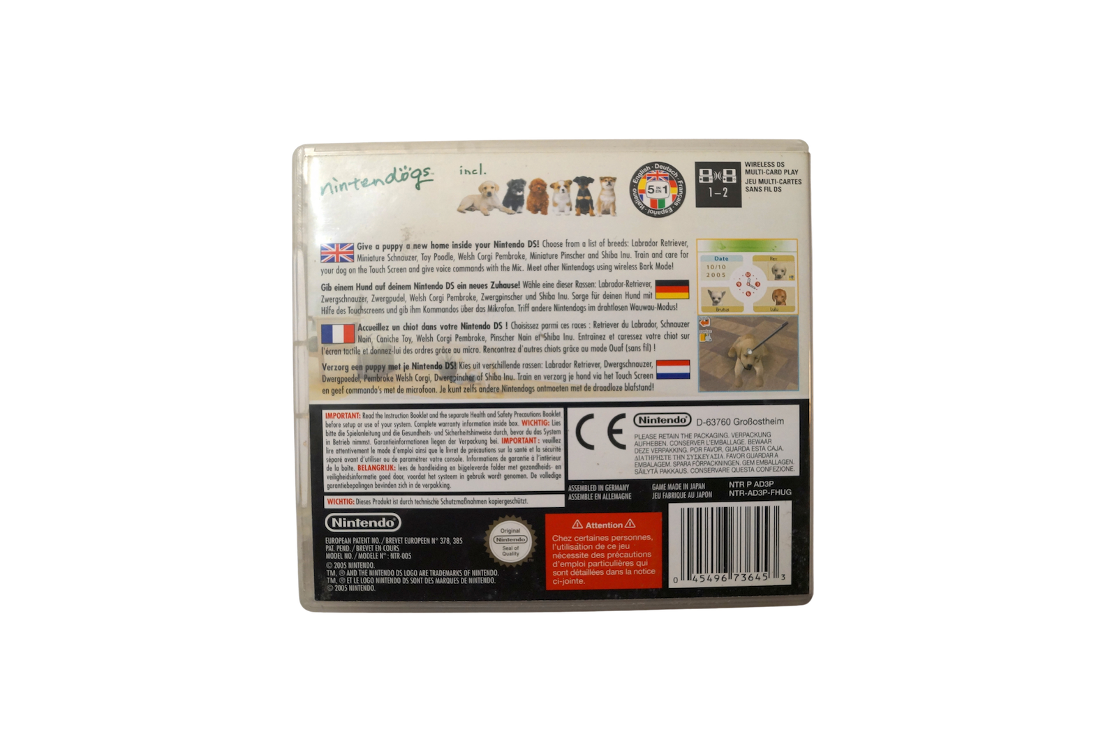 Nintendogs: Labrador & Friends – Nintendo DS (Brugt)