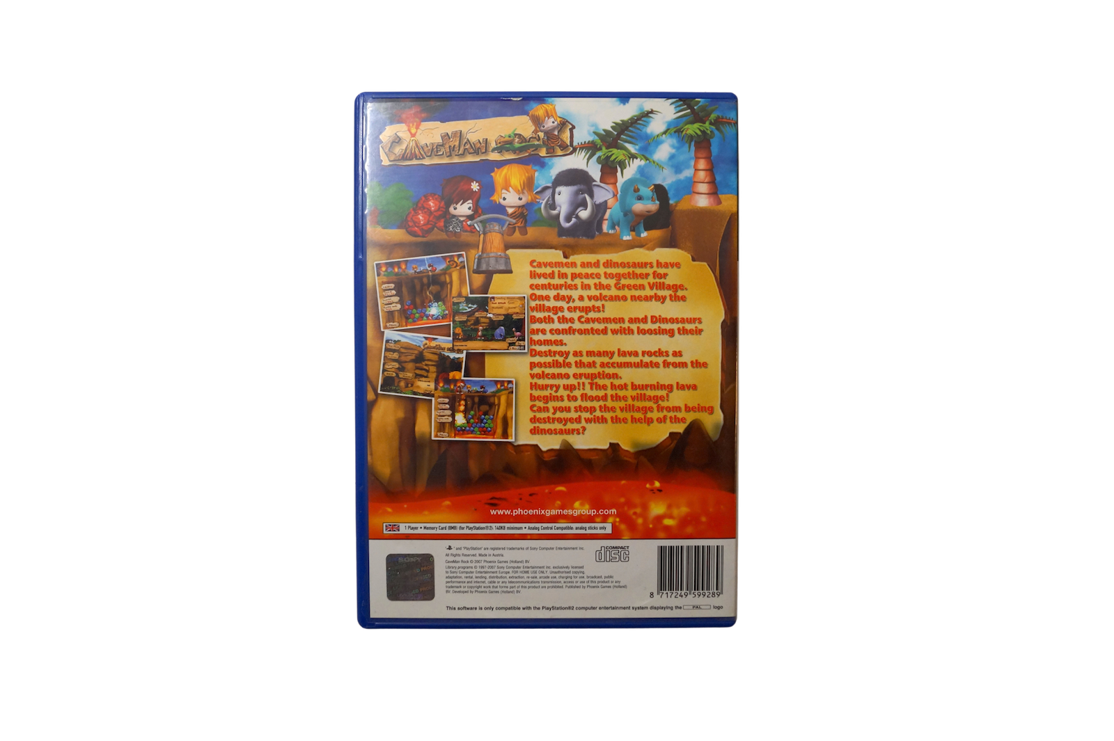 CaveMan Rock – PS2 (Brugt)