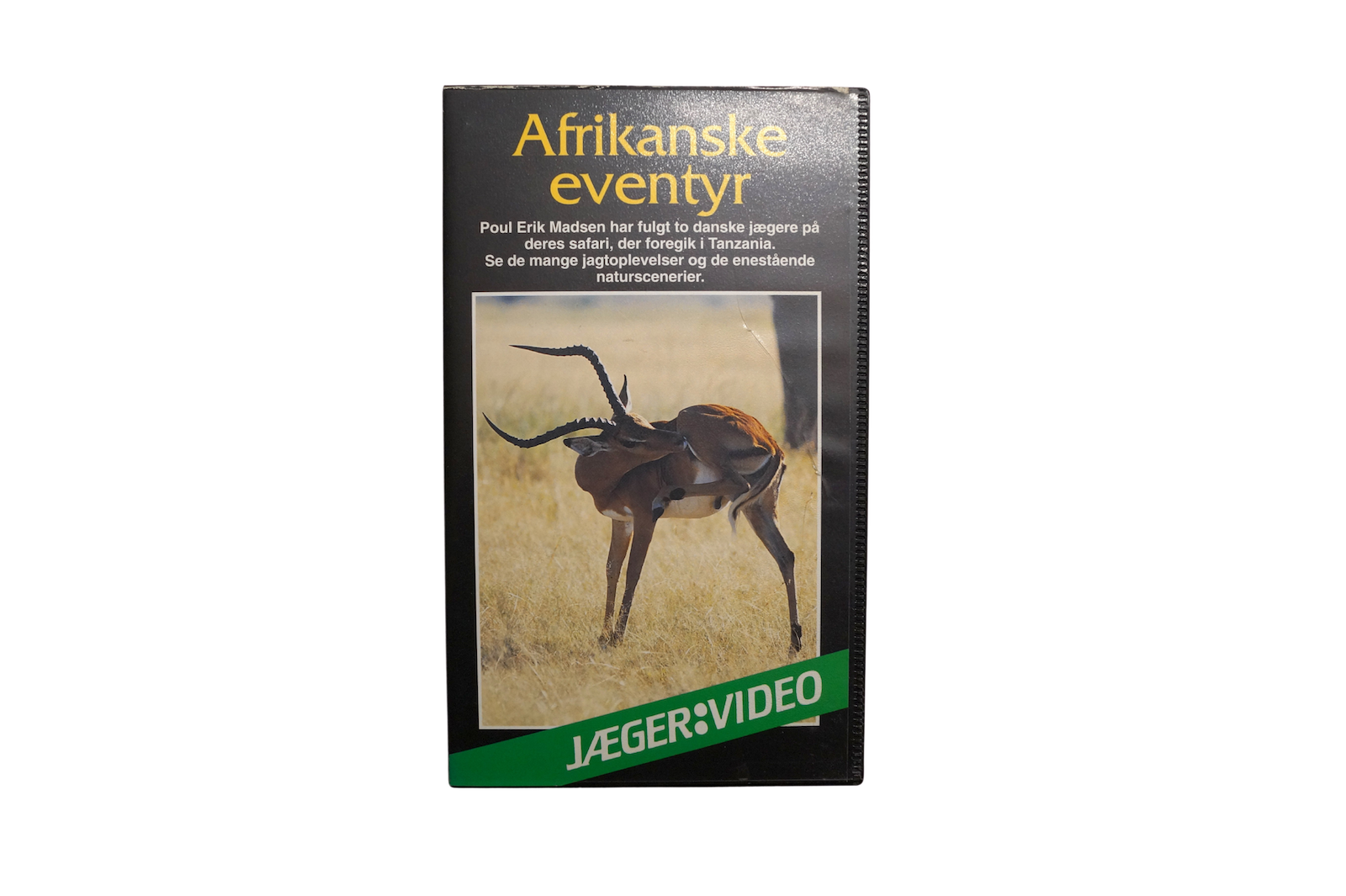 Afrikanske Eventyr – Jæger:Video – VHS (Brugt) – Alle varer – Front cover