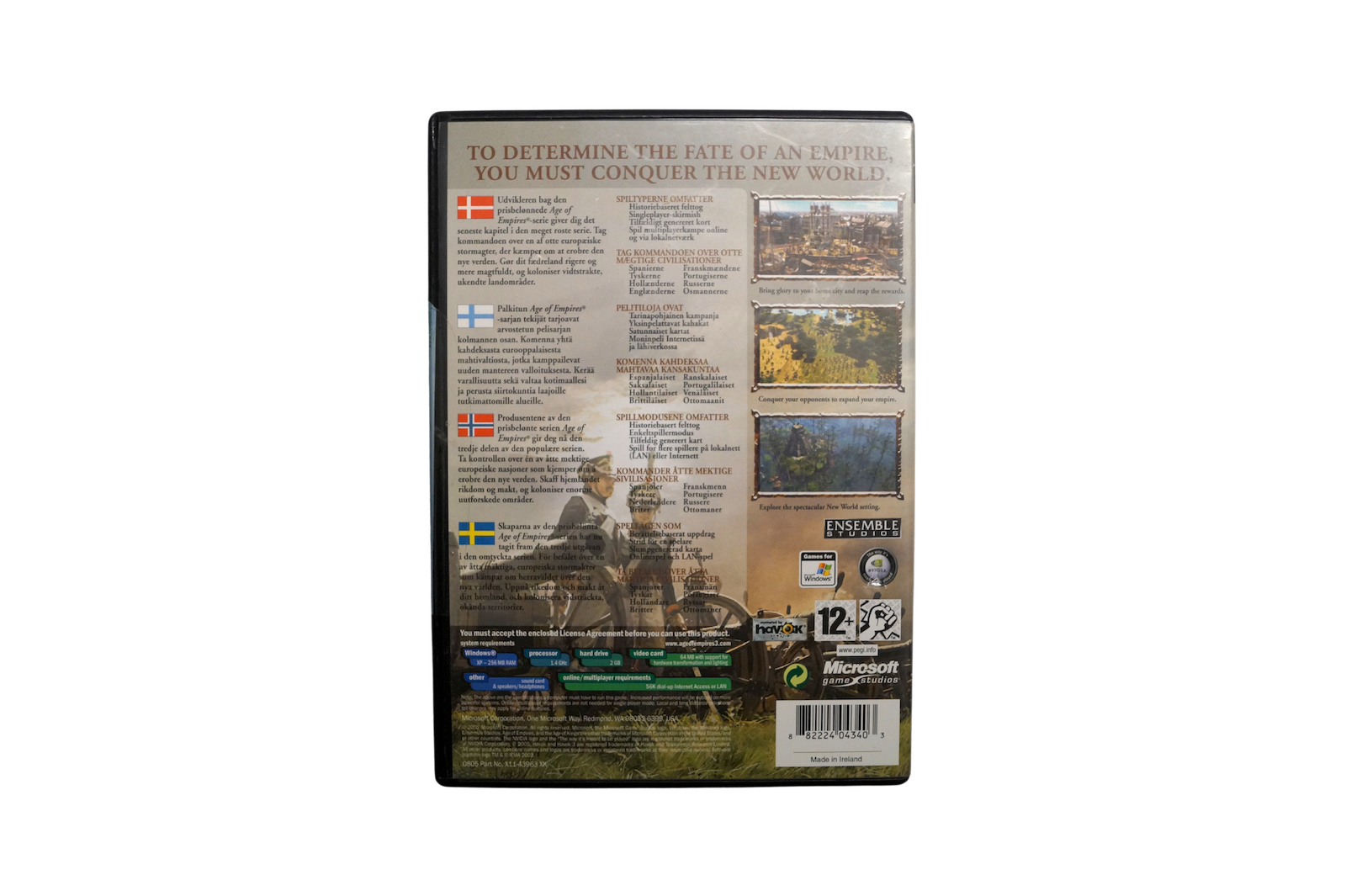 Age of Empires III – PC (Brugt) – Alle varer – Back cover