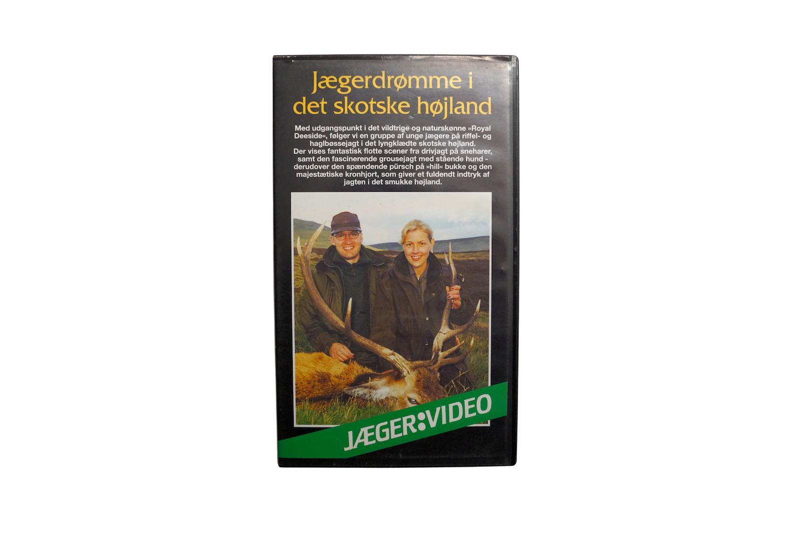 Jægerdrømme i det Skotske Højland – Jæger:Video – VHS (Brugt) – Alle varer – Front cover