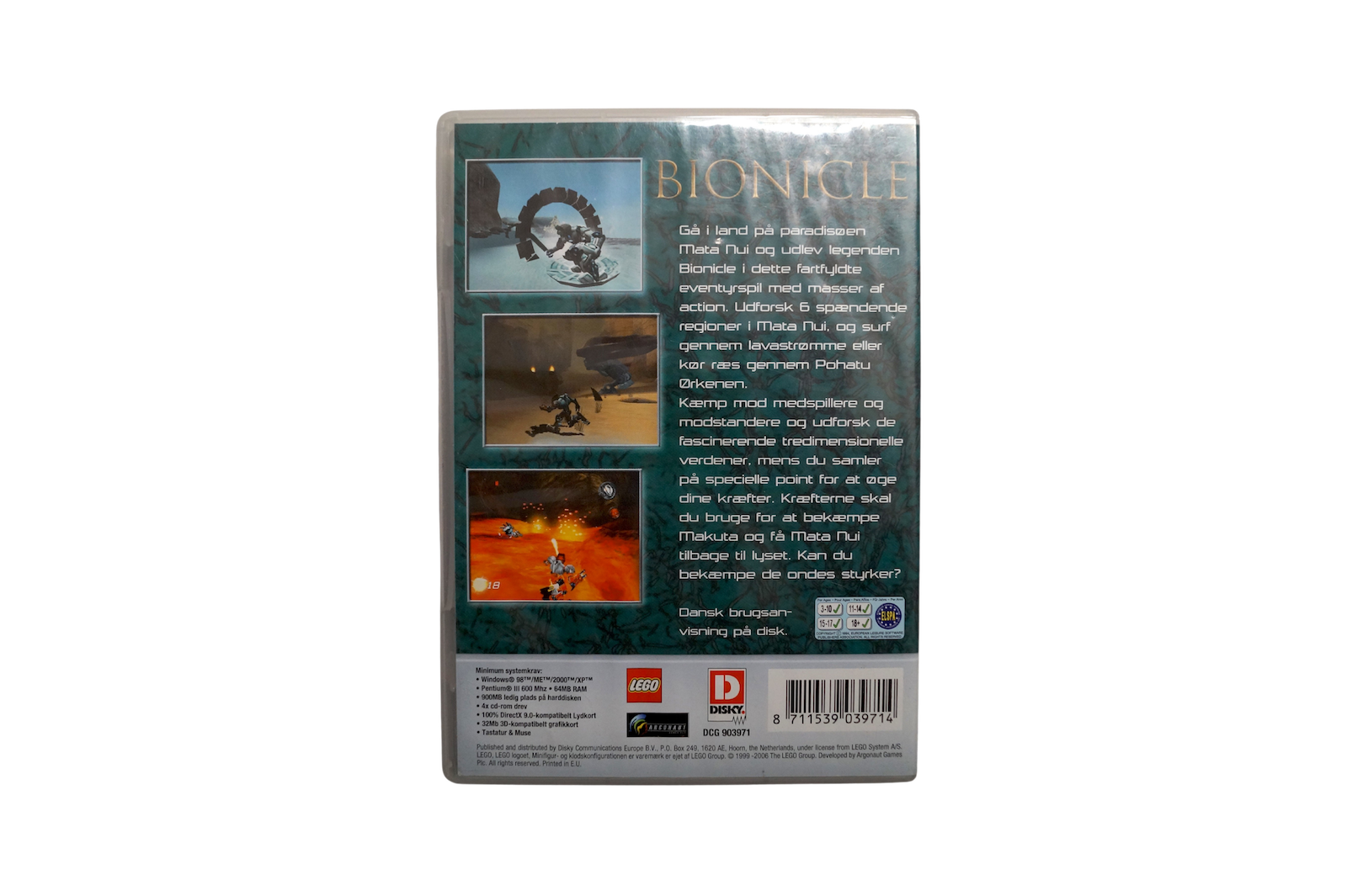 LEGO Bionicle – PC (Brugt) – Alle varer – Back cover