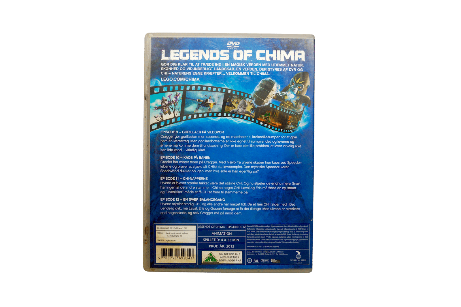 LEGO Chima – Episode 9-12 – DVD (Brugt)