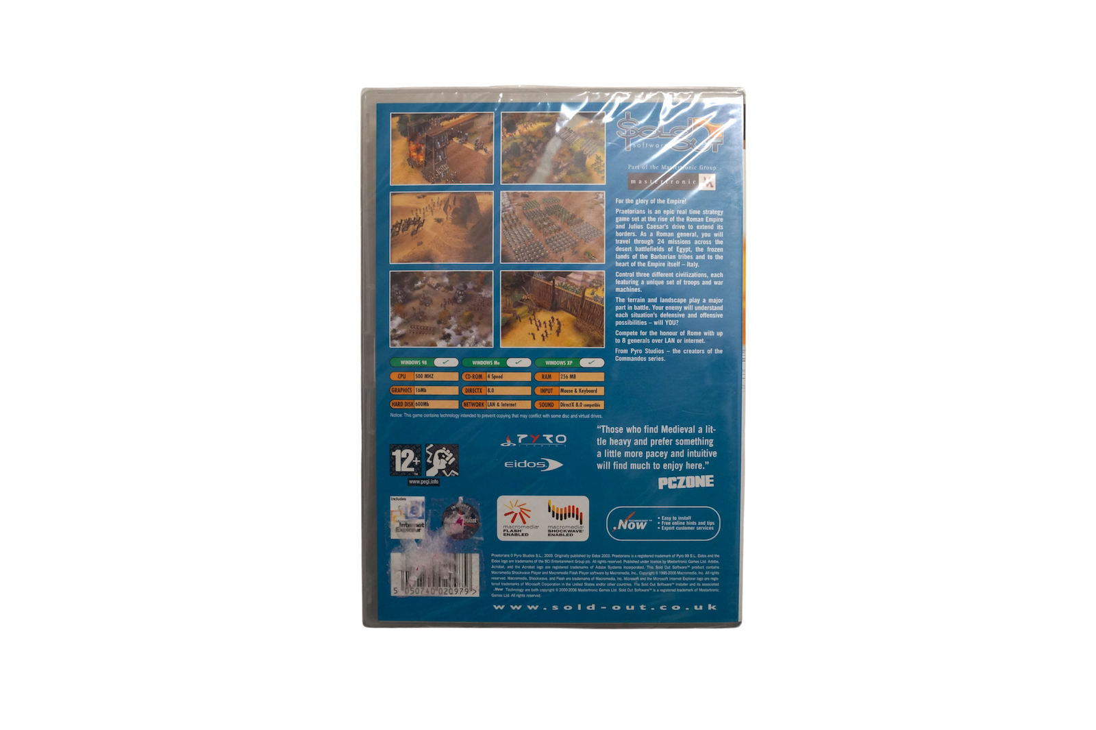 Praetorians – PC (Ny) – Alle varer – Back cover